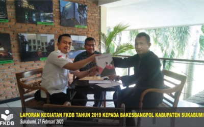Kesbangpol Kabupaten Sukabumi Apresiasi Laporan Kerja Tahunan FKDB