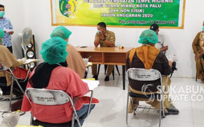 Latih Pembuatan Tempe Higienis, Dinas Koperasi, UMKM dan Tenaga Kerja Kota Palu Gandeng FKDB