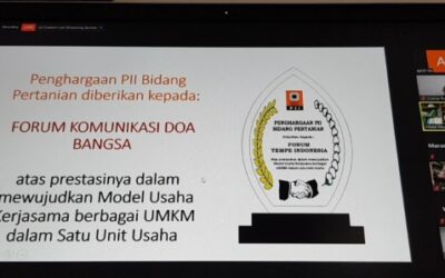 Berhasil Wujudkan Peningkatan UMKM, FKDB Diganjar Penghargaan dari PII