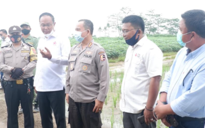 Baharkam Polri Kunjungi Lahan FKDB On Farm di Lampung