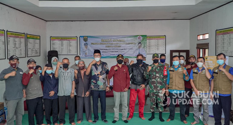 FKDB Peduli Sehat bersama Refleksi H. Uhud Berlanjut di Desa Pangkalan Sukabumi