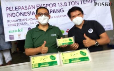 Sebanyak 13 Ton Tempe Produksi UMKM Rumah Tempe Azaki Dilepas Untuk Ekspor ke Jepang