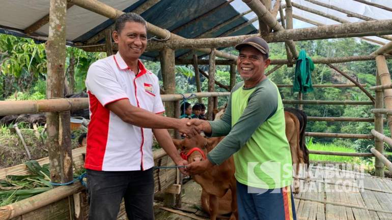 Program Paroan Berlanjut, FKDB Kirim 8 Sapi untuk Warga Sukabumi dan Cianjur